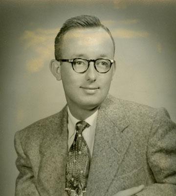 Arnold M. Wedel as a young man