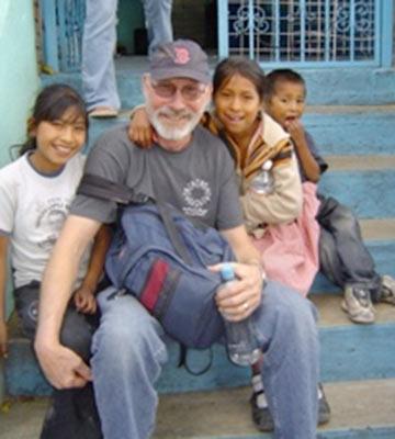 Larry Friesen and friends in Mexico