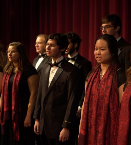 Concert Choir close-up
