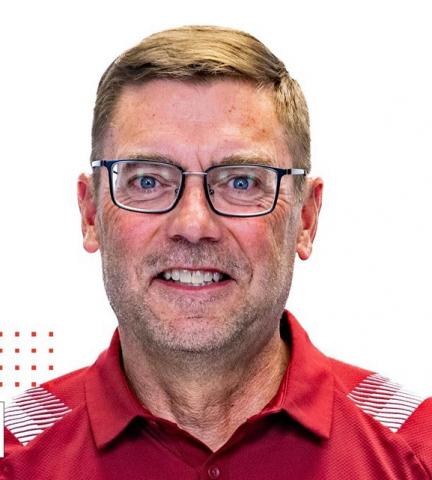 Gregg Dick in red shirt