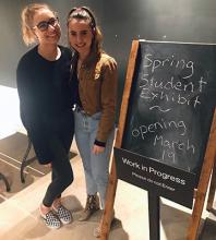 Emma Girton and Elizabeth Friesen Birky 