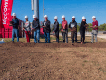 Fall Festival groundbreaking for stadium locker room